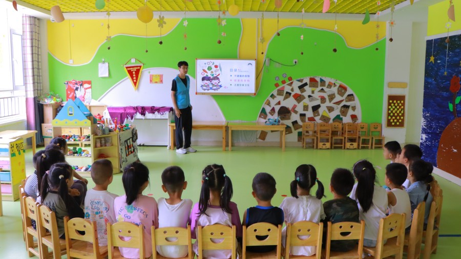 聊大化院学子走进幼儿园，开展食品安全宣讲活动